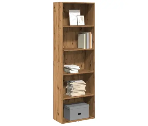 Knygų Spinta, Artisano Ąžuolo, 60X30X189cm Apdirbta Mediena