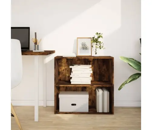 Grāmatu Plaukts, Ozola Krāsa, 80X30X77 Cm, Inženierijas Koks Vidaxl