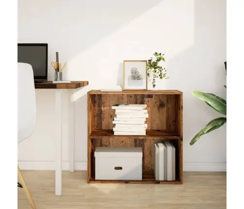 Grāmatu Plaukts, Koka Krāsā, 80X30X77 Cm, Inženierijas Koks Vidaxl