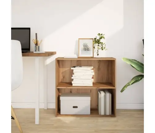 Grāmatu Plaukts, Koka Krāsa, 80X30X77 Cm, Inženierijas Koks Vidaxl