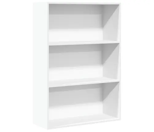 Knygų Spinta, Baltos Spalvos, 80X30X114cm Apdirbta Mediena