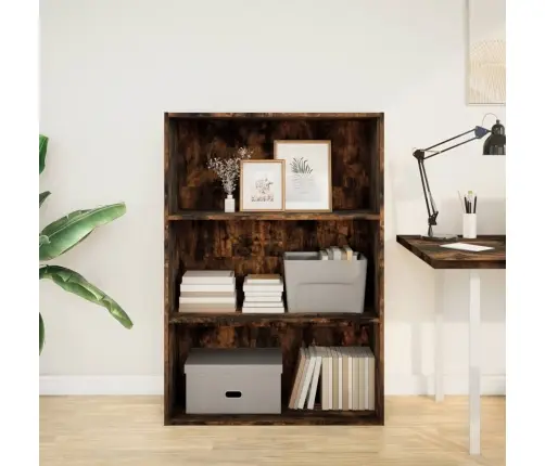 Raamaturiiul, Suitsutatud Tamm, 80X30X114 cm Tehispuit