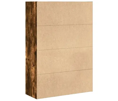 Raamaturiiul, Suitsutatud Tamm, 80X30X114 cm Tehispuit