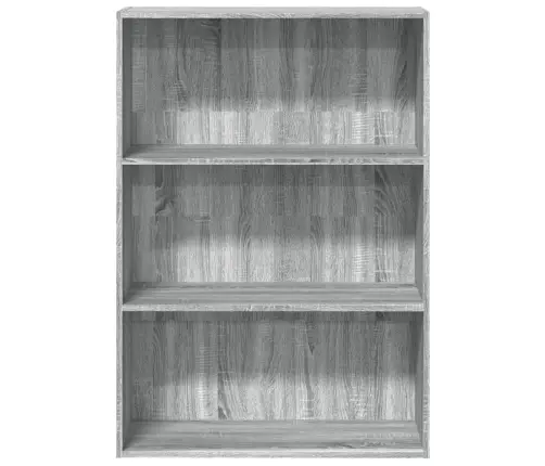 Grāmatu Plaukts, Pelēka Ozola, 80X30X114 Cm, Inženierijas Koks Vidaxl