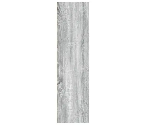 Grāmatu Plaukts, Pelēka Ozola, 80X30X114 Cm, Inženierijas Koks Vidaxl