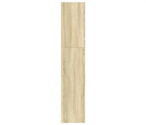 Knygų Spinta, Sonoma Ąžuolo, 80X30X152cm Apdirbta Mediena