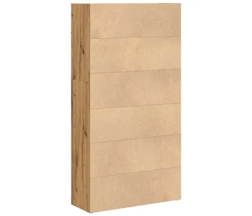 Knygų Spinta, Artisano Ąžuolo, 80X30X152cm Apdirbta Mediena