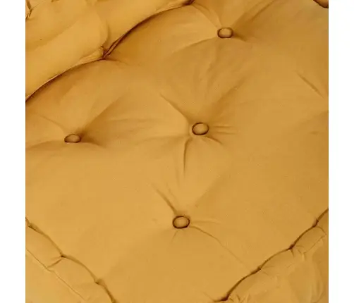 Modulārais Dīvāns 4 Pcs Dzeltena 70 X 70 X 56 Cm Audums Vidaxl