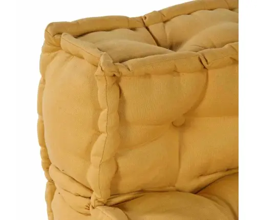 Modulārais Dīvāns 4 Pcs Dzeltena 70 X 70 X 56 Cm Audums Vidaxl