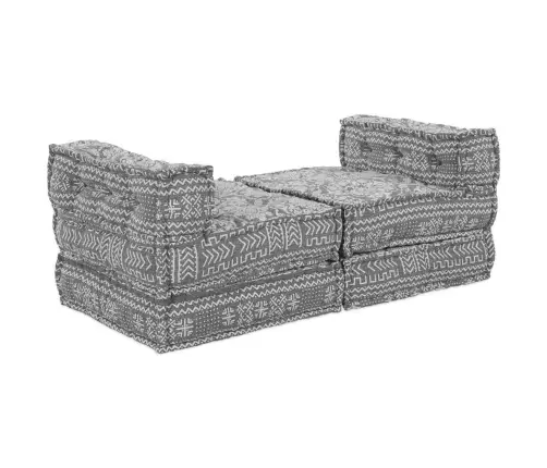 Modulaarne Diivan 4 Pcs Helehall Kangas