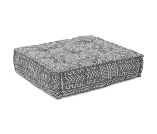 2 Sēdvietu Modulārs Pufis, Dīvāns Pārvēršams Gaiši Pelēkā Audumā Vidaxl