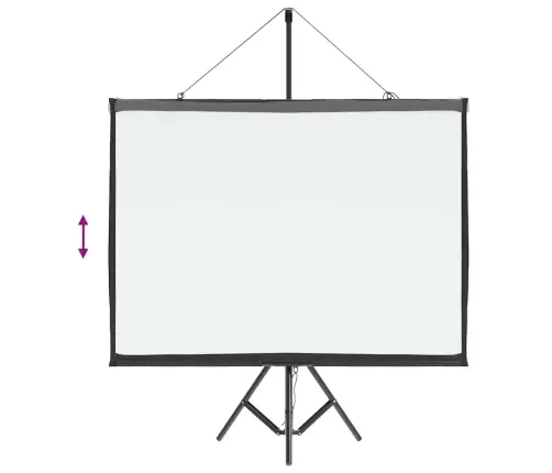 Projekcijas Ekrāns Ar Statīvu 72 Collas 4:3 Vidaxl