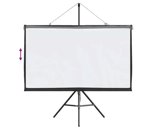 Projekcijas Ekrāns Ar Statīvu 72 Collas 16:9 Vidaxl