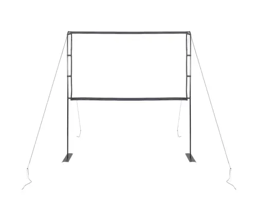 Projekcijas Ekrāns Ar Statīviem 100 Collas 16:9 Vidaxl