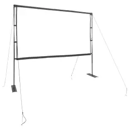 Projekcijas Ekrāns Ar Statīviem, 108 Collas, 16:9 Vidaxl