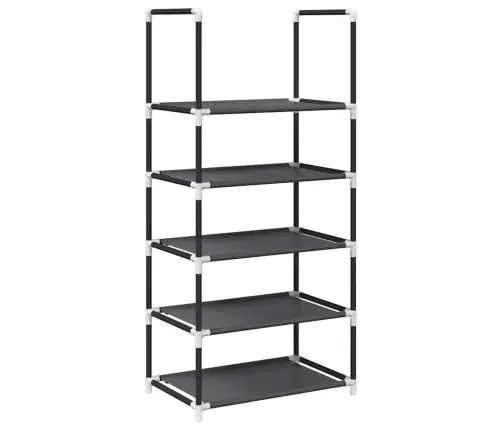 Jalatsiriiul, 5-Astmeline, Must, 44X28X94 cm Lausriie