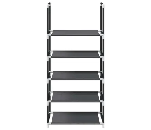 Jalatsiriiul, 5-Astmeline, Must, 44X28X94 cm Lausriie