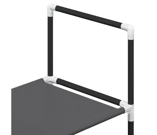 Jalatsiriiul, 5-Astmeline, Must, 44X28X94 cm Lausriie