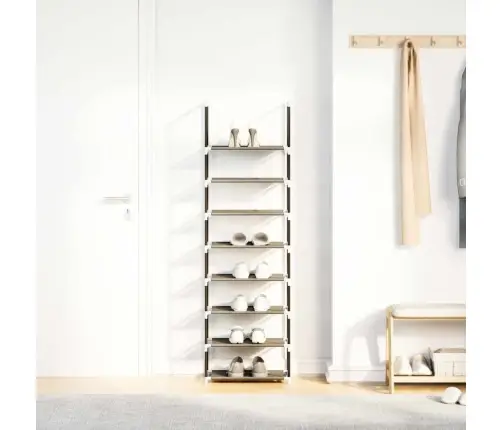 Jalatsiriiul, 8-Astmeline, Must, 44X28X145 cm Lausriie