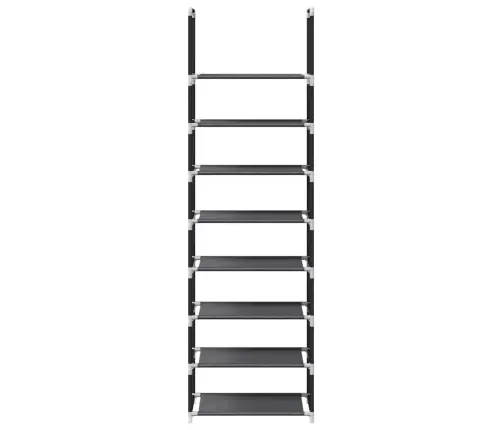 Jalatsiriiul, 8-Astmeline, Must, 44X28X145 cm Lausriie