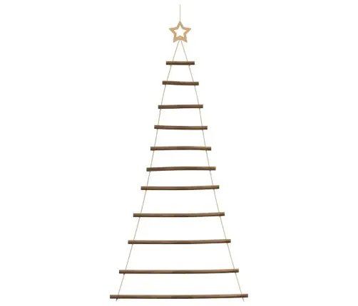 Pakabinama Kalėdų Eglutė Su Žvaigžde Viršuje, 74X150cm Natūrali Šaka