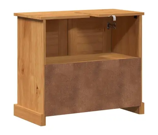 Izlietnes Skapis Ar Plauktu Vigo Medus Brūna 67.5 X 34 X 59 Cm Vidaxl