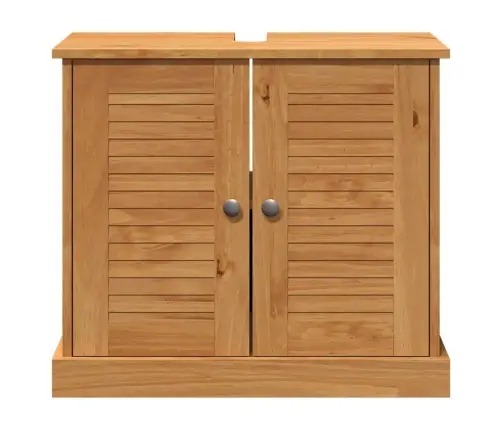 Izlietnes Skapis Ar Plauktu Vigo Medus Brūna 67.5 X 34 X 59 Cm Vidaxl