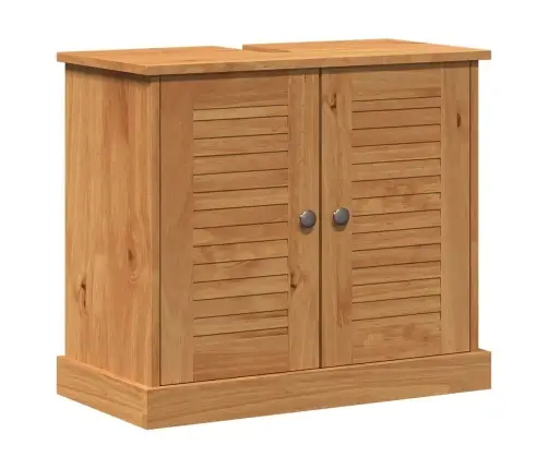 Izlietnes Skapis Ar Plauktu Vigo Medus Brūna 67.5 X 34 X 59 Cm Vidaxl