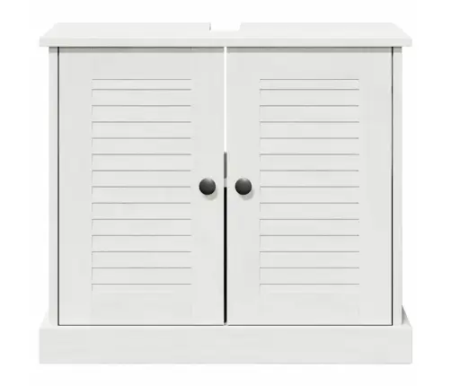 Izlietnes Skapis Ar Plauktu Vigo Antīki Balta 67.5 X 34 X 59 Cm Vidaxl