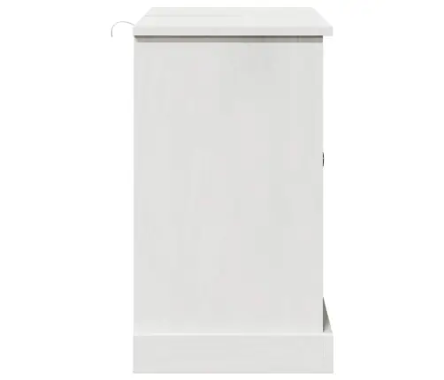 Izlietnes Skapis Ar Plauktu Vigo Antīki Balta 67.5 X 34 X 59 Cm Vidaxl