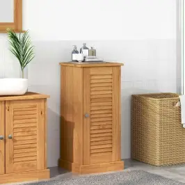 Vannas Istabas Skapītis Ar Plauktu Vigo Brūna Un Medus Brūna Vidaxl