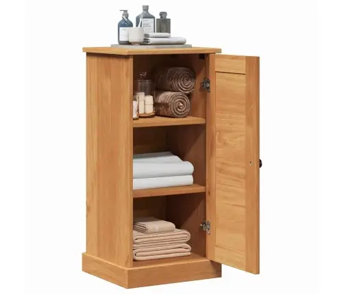 Vannas Istabas Skapis Vigo Medus Brūna 37 X 34 X 80 Cm Vidaxl