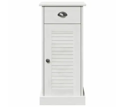 Vannas Skapītis Vigo Balts 37.5 X 34 X 80 Cm Priedes Masīvkoks Vidaxl