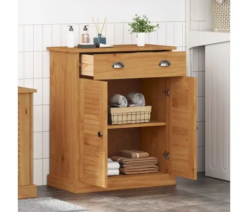 Vannas Istabas Skapītis Vigo Medus Brūna 67.5 X 34 X 80 Cm Vidaxl