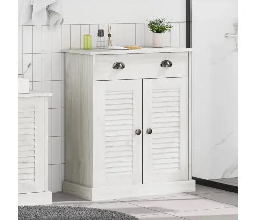 Vannas Istabas Skapītis Vigo Balts 67.5 X 34 X 80 Cm Vidaxl