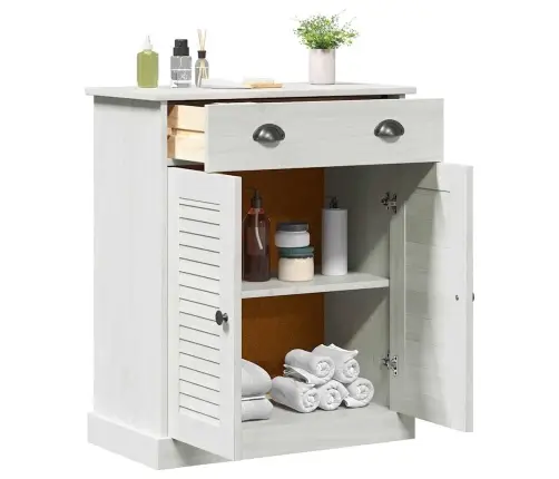 Vannas Istabas Skapītis Vigo Balts 67.5 X 34 X 80 Cm Vidaxl