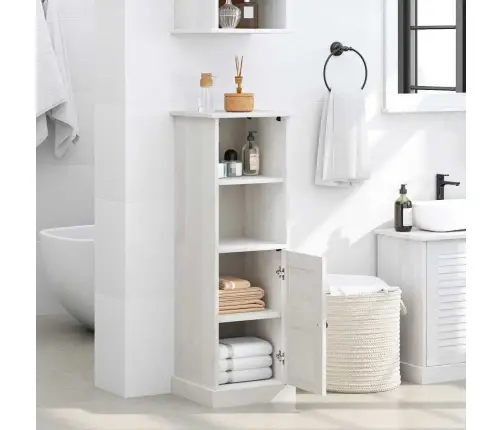 Vannitoa Kapp Uksega Vigo Valge Ja Antiikvalge 37 X 34 X 110 Cm