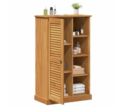 Vannas Istabas Skapītis Vigo Medus Brūna 67.5 X 34 X 110 Cm Vidaxl