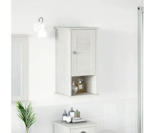 Pie Sienas Stiprināms Vannas Istabas Skapis Vigo Balts Vidaxl