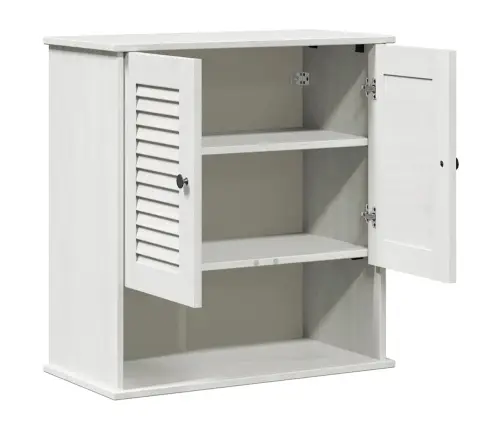 Pie Sienas Stiprināms Vannas Istabas Skapis Vigo Balts Vidaxl