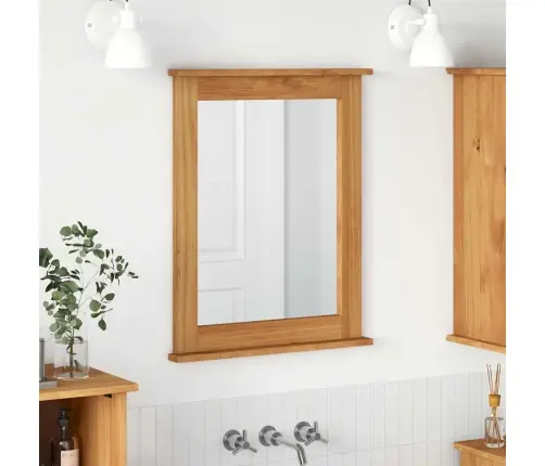 Spogulis Vigo Medus Brūna 55.5 X 5 X 70 Cm Priedes Masīvkoks Vidaxl