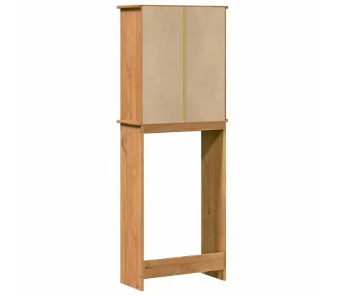 Tualetes Skapītis Ar Plauktu Vigo Medus Brūna 60 X 27 X 161 Cm Vidaxl