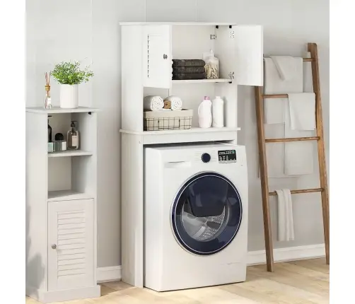 Pesumasina Kapp Vigo Valge Ja Antiikvalge 72,5 X 27 X 161 Cm