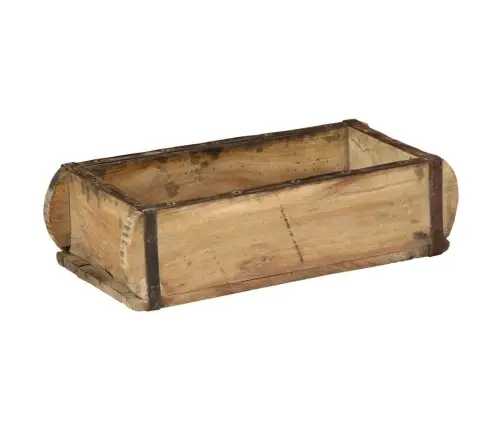 Paplātes 4 Gabali 30X15X9 Cm Cieta Koksne Atjaunota Vidaxl