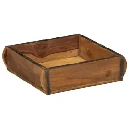 Paplāte Brūna 29 X 31 X 10 Cm Cietais Atjaunotais Koks Vidaxl Paplāte Brūna 29 X 31 X 10 Cm Cietais Atjaunotais Koks Vidaxl