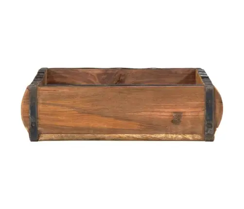 Paplātes 4 Gab 31X29X10 Cm Cieta Koka Atjaunotas Vidaxl
