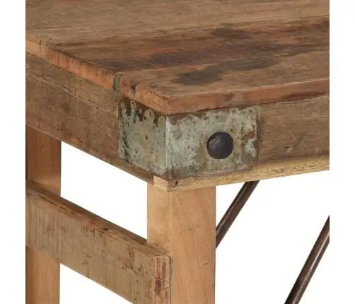 Konsoles Galds 110X35X76 Cm No Atjaunota Masīvkoka Vidaxl