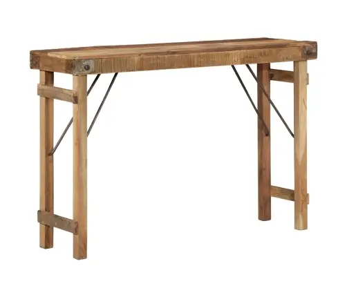 Konsoles Galds 110X35X76 Cm No Atjaunota Masīvkoka Vidaxl