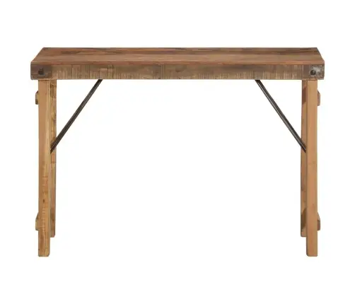 Konsoles Galds 110X35X76 Cm No Atjaunota Masīvkoka Vidaxl