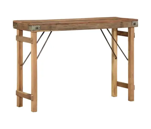 Konsoles Galds 110X35X76 Cm No Atjaunota Masīvkoka Vidaxl